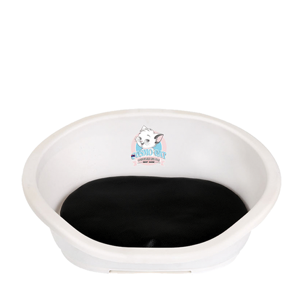 Cosmo Cat - Cosmo Cat - Pet Bed with Matt - 47.6 x 34 x 19 cm White - Best In Show - Best Pet Food For Your Pet
