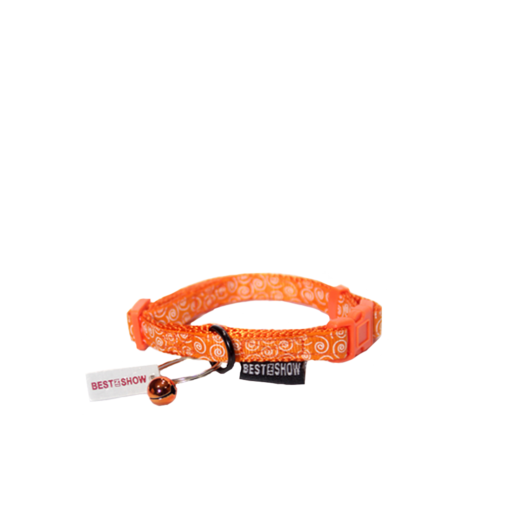 Cat | Product - Cosmo Cat Collar -  - 20 x 30 x 1 cm Orange - Best In Show - Best Pet Food For Your Pet
