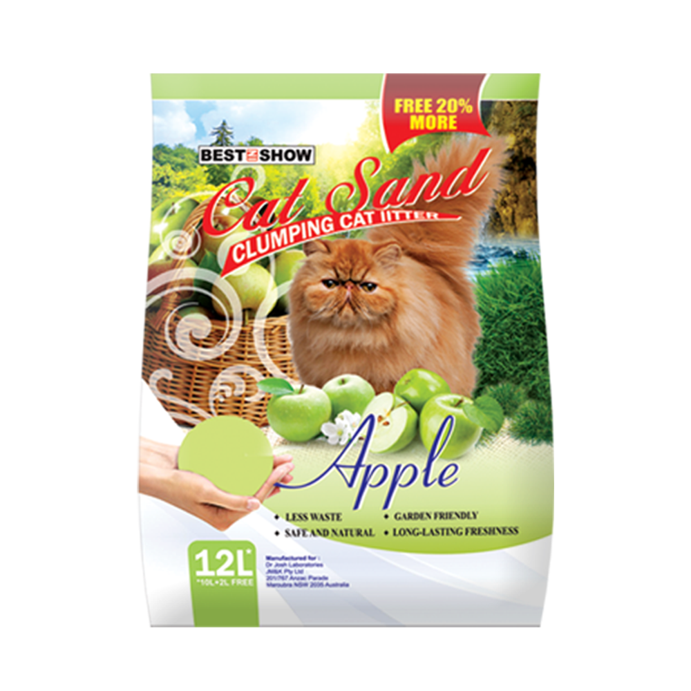 Cat | Product - BIS Cat Sand - Apple - 12 Lt  - Best In Show - Best Pet Food For Your Pet