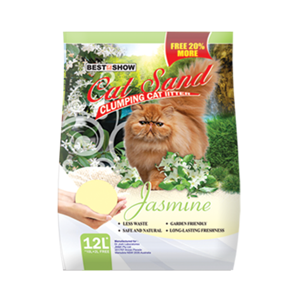 Cat | Product - BIS Cat Sand - Jasmine - 12 Lt  - Best In Show - Best Pet Food For Your Pet