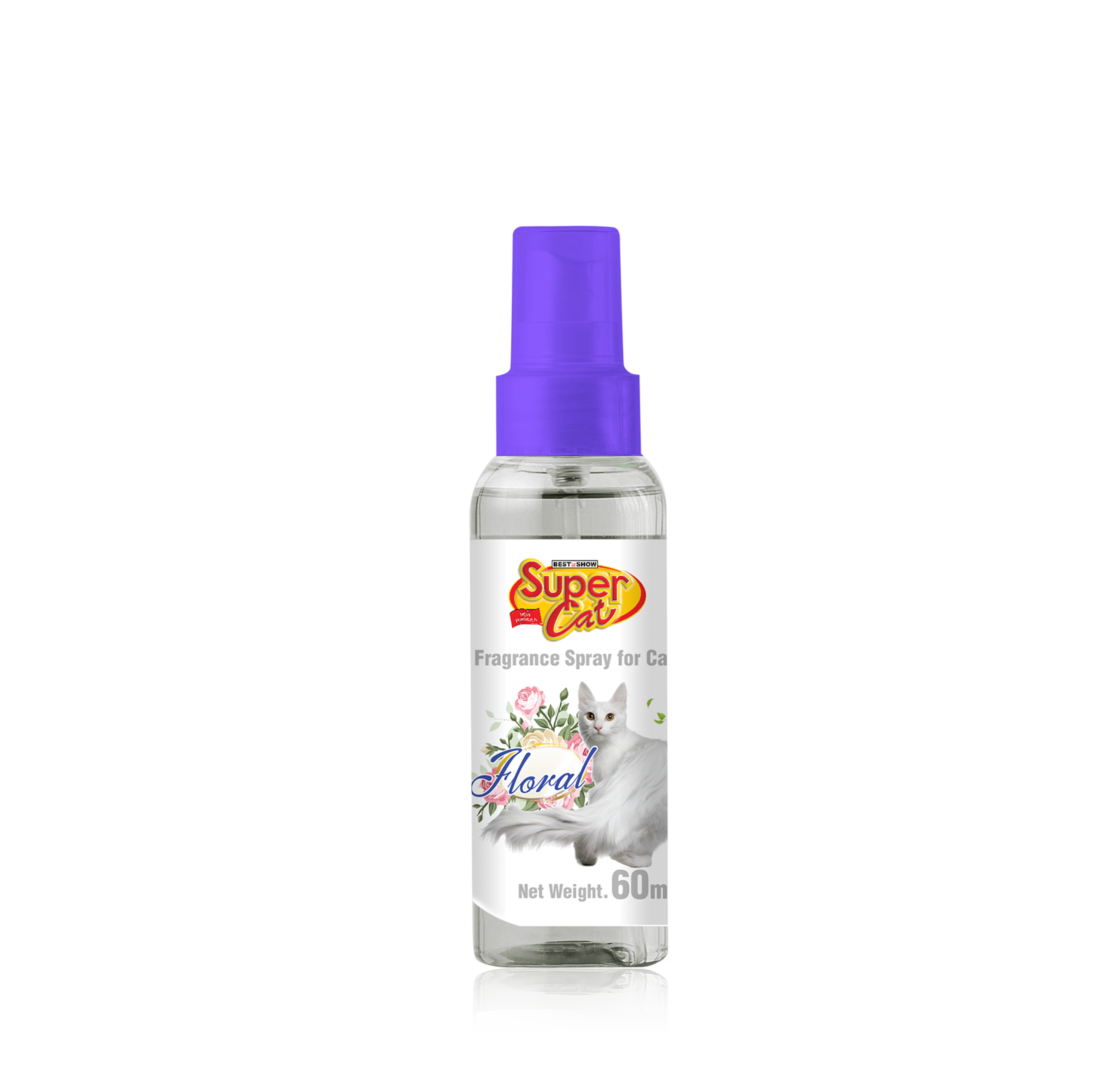 Perfume - Super Cat Perfume - Floral - 60ml  - Best In Show - Best Pet Food For Your Pet