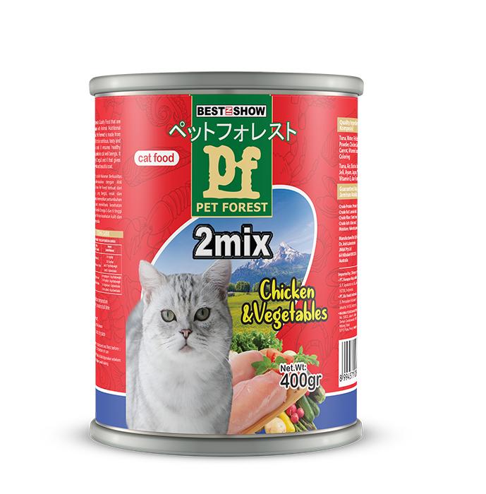Japanese Formula - Pet Forest - 2 Mix (Chicken & Vegetables) - 400gr  - Best In Show - Best Pet Food For Your Pet